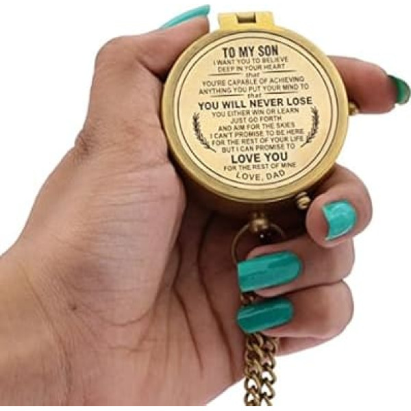 Компас с гравировкой для сына, Компас для папы, Компас для мамы, Я люблю тебя, Подарки от мамы/папы сыну, Подарки на день рождения сына, Подар