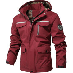 SRZYMJ Ветровка Мужская Функциональная Куртка Мужская Летняя Легкая Y2K Футболка Мужская Дождь Куртка 140 Мужская Шерсть Пальто Короткая Функц