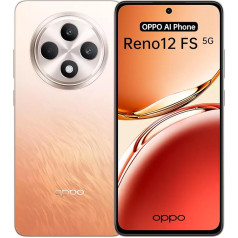 OPPO Reno12 FS 5G 12 + 512 ГБ, смартфон Android без контракта, мобильный телефон, OLED экран 120 Гц 6.67 дюймов, яркость 6300, основная камера 50 Мп AI, SUPERVOOC 45 Вт, акку