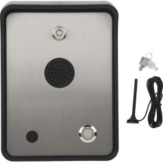 Smart Alarm Controller Kit, GSM HELP Handfree Аудио Интерком Сигнализация, Аварийный Вызывной Пункт, Водонепроницаемая Система Контроля Доступа, с AC DC12 24V Блок 