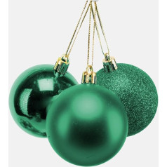Рождество Baubles Ударопрочный Изумрудный Зеленый Рождественская Елка Baubles Baubles Орнаменты Шары Рождественские Украшения Рождественские Укра