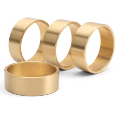 draadwerk® Кольца для салфеток Набор из 8 | Высококачественная латунь | Элегантный дизайн | Идеальные акценты для свадеб, званых обедов, праздник