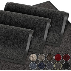 GadHome Коврик для входной двери, внутри и снаружи, коврик для прихожей, коврик для уборки, антрацитово-черный