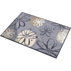 Коврик Erwin Müller Koblenz, коврик для уборки, нескользящий коврик, цветочный мотив, прочный, долговечный, легко чистится, подходит для полов с подо