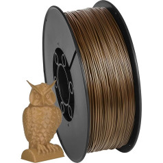 PLA Filament Dark Gold (Wire) для 3D-принтеров 1,75 мм Сделано в ЕС