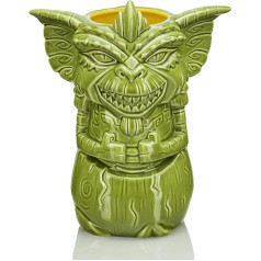 TANGDI CHDENUO Geeki Tikis Gremlins Stripe Mug | Official Gremlins Collectible Tiki Style Ceramic Cup | Holds 23 Ounces