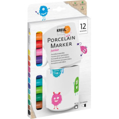 Фарфоровая ручка KREUL hobby line, Easy - набор из 12 штук