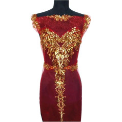 Keuyeo 1 Набор Кисточкой Сетка Элегантный Вышитые Ткань Блестки Кружева Ткань Аппликации Кружева Патч Одежда Украшения Для Платья Декор