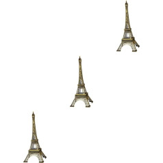 DECHOUS 3pcs Эйфелева Башня Металл Декор Дома Модель Дома Башня Здание Модель Сделано Из Металла Настольная Модель Башни Деликатное Украшение М