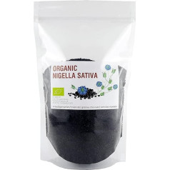 Органические семена черного тмина молотые Organic Nigella Sativa 900 г