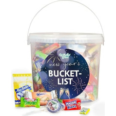 Bucket List XL - большое ведро для конфет на конец года Идеально подходит для Нового года и любой новогодней вечеринки