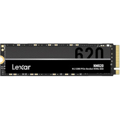 Внутренний твердотельный накопитель Lexar NM620 1TB, M.2 2280 PCIe Gen3x4 NVMe 1.4, чтение до 3500 МБ/с, запись до 3000 МБ/с, внутренний твердотельный накопитель 3D NA
