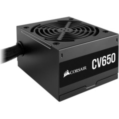 Блок питания Corsair CV650 80 PLUS Bronze Non-Modular ATX 650 Watt (бесперебойное питание, управляемый 120 мм вентилятор, компактный корпус, черная оболочка и корпу