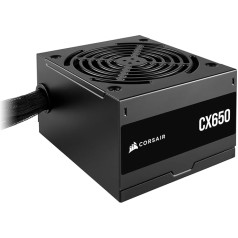 Блок питания Corsair CX650 80 Plus Non-Modular Bronze Low Noise ATX мощностью 650 Вт черный