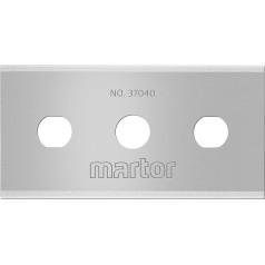 Martor 37040.60 Промышленные сменные лезвия для Secumax 10 шт, серебристые, набор из 10 штук