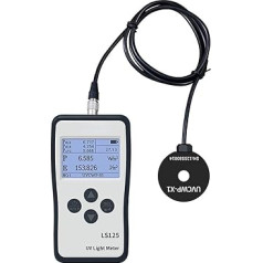 UV-Index-Messgerät Uva Uvb Meter Uv Radiometer Licht Bestrahlungsstärke LS125 Ultraviolett Messung Mit Benutzer freundliches Design(UVALED-X3)