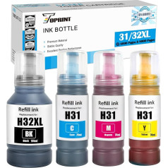 4 Цвет 31 32XL Чернила бутылки Совместимость с H P 32XL 1VV24AE H P 31 1VU26AE 1VU27AE 1VU28AE Чернила бак 315 319 455 515 516 530 555 558 559 57 0 655670 790 5105 7005 7006 7305 7605 415 419 Принтер