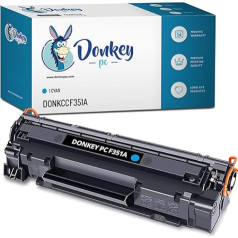 Donkey pc Замена тонера 130A CF351A Cyan HP Laserjet Pro MFP M176n и MFP M177fw 1,000 страниц