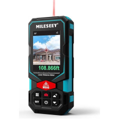 Профессиональный лазерный дальномер MiLESEEY S7 с камерой, дальность измерения 100 м, технология P2P, IP65, точность измерения ± 2 мм, аккумуляторные 