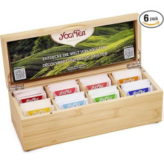 Yogi Tea - Подарочный набор чая - бамбуковая коробка с коллекцией Feel-Good - аюрведические органические чаи с пряностями и травами - классический, Na