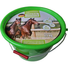 Eggersmann Mein Pferdefutter Mineral Lick Compound 25 kg - Минеральная подкормка для лошадей и пони для свободного всасывания - Всепогодная лизучая смесь для пастби