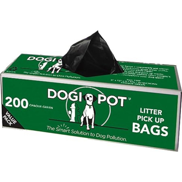 DOGIPOT 1402-10 10 рулонов, рулоны мешков для уборки мусора, 200 мешков в рулоне, упаковка из 10 штук
