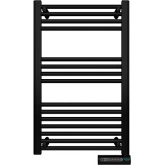 Cecotec Ready Warm 9100 Smart Towel Electric Bathroom Radiator Black 500 W, LED дисплей, сенсорное управление, недельный программатор, 3 режима, выбираемая температура и макси