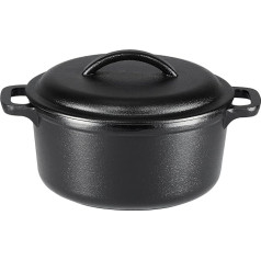AmazonBasics - Голландская духовка из чугуна, две ручки, 1,89 л