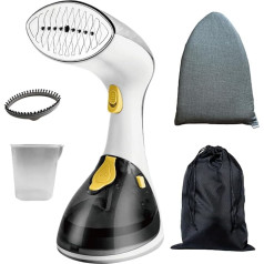 KSALUX паровой выпрямитель, портативный утюг горизонтальный и вертикальный, быстрый нагрев за 20 секунд, резервуар для воды большой емкости 270 