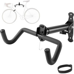 Vousile Bike Bicycle Holder Bicycle Wall Mount Foldable Adjustable Wall Hook Garage Hooks Storage Hooks Bicycle Holder for Mountain Bike