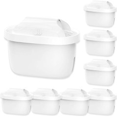 Картриджи для фильтров BAMBOOST совместимы с Brita Maxtra+, Maxtra Plus, Brita Style, Mavea XL Water Tank, Anna Duomax Pack of 8