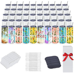 SAPVRIT 50 Pack 20oz Flat Rim Sublimation Cup Blank Slim Straight Stainless Steel Sublimation Cup 50 Pack 20oz Flat Rim