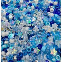 Бусины и звезды Frozen Blue Pony Mix Pack of 1000