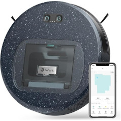 LEFANT F1PRO Робот-пылесос с 5000 Па, 28 x 6,9 см, супертонкий, 250 минут работы, 600 мл видимый контейнер для пыли, робот-пылесос с функцией протирки, идеал