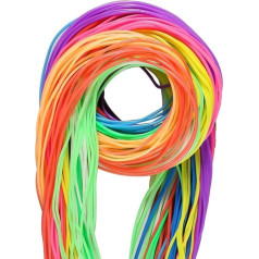 200pcs Пластиковые шнурки для DIY ремесел 10 цветов