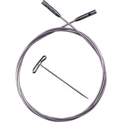 ChiaoGoo CG7708-S Кабель, сталь, серебро, малый, 20 см
