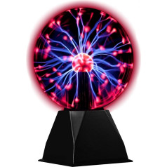 XTC Plasma Ball / Плазменный шар - Волшебные вспышки в стеклянном шаре - Диаметр 15 см, 3500 люмен