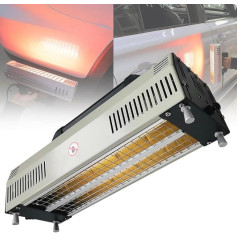 vnmudzeo Коротковолновая инфракрасная сушилка для краски 1000 Вт 2000 Вт, температура горения 60-70 °C, инфракрасная лампа для полимеризации краски н