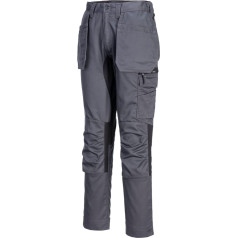 Portwest CD883 Eco WX2 мужские брюки-стретч с несколькими карманами, металлический серый, 33 EU, металлический серый
