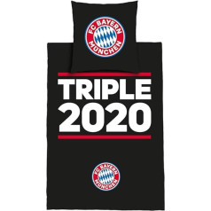 FC Bayern München Triple 2020 Постельное белье Пододеяльник 200 x 135 см; Подушка: 80 x 80 см