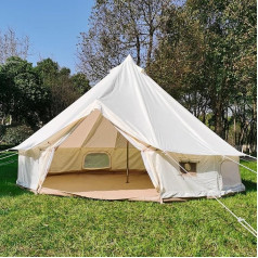 Latourreg Открытый Водонепроницаемый 4M 5M Glamping Bell Tent Deluxe Yurt Tent для кемпинга