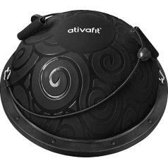 Ativafit Мяч для йоги, гимнастики и баланса с расширителем и насосом, для силовых тренировок и тренировки баланса