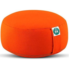 Разноцветная круглая подушка для йоги Zafu для инь-йоги из хлопкового наполнителя - 100% натуральный блок для йоги, сделано в ЕС, чехол можно ст