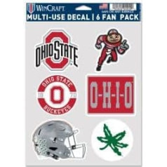 WinCraft Ohio State Buckeyes Многоцелевой футбольный набор - 6 шт.