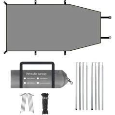 Автомобильная кемпинговая палатка, ткань Оксфорд, ворота, навес, автомобильная палатка, палатка-багажник с кольями, водонепроницаемый тен