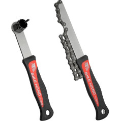 BIKEHAND велосипед велосипед совместимый с Shimano кассета токарь установить ротор блокировки кольца удаления цепи хлыст инструмент комплект