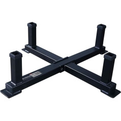 Powertec Fitness Workbench Accessory Rack Black