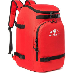 Hamish Ski Boot Bag 50L Waterproof Ski Boots Backpack Snowboard Travel Bag Lightweight for Ski Helmet Goggles Gloves Ski Snowboard Accessories