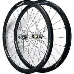 ZECHAO 700c Переднее Заднее Колесо Двойная Стена Дорожный Велосипед 40 мм Глубокий Колесо Комплект Диск Тормоз Жизнь Run Тормоз 08.05.2011/12/12 Скорость