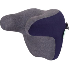 Подушка для шеи Ronyme Headrests Neck Pillow Travel Pillow Lightweight Portable Soft Multifunctional Neck Pillow U Shape for Home Train Office Car Dark Blue